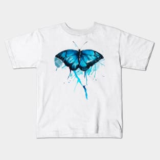 Watercolour Butterfly Kids T-Shirt